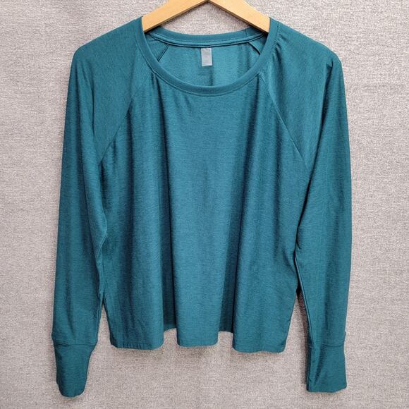 BEYOND YOGA DAYDREAMER CROPPED LONG SLEEVE TOP, SIZE M - Picture 1 of 7